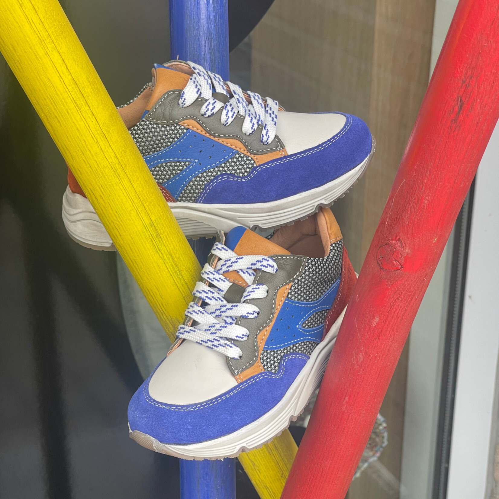 Clic! Clic sneaker blauw/groen