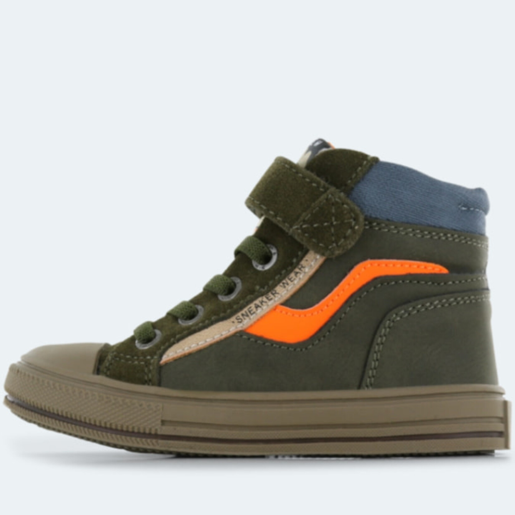 Shoesme Shoesme hoge sneaker kaki