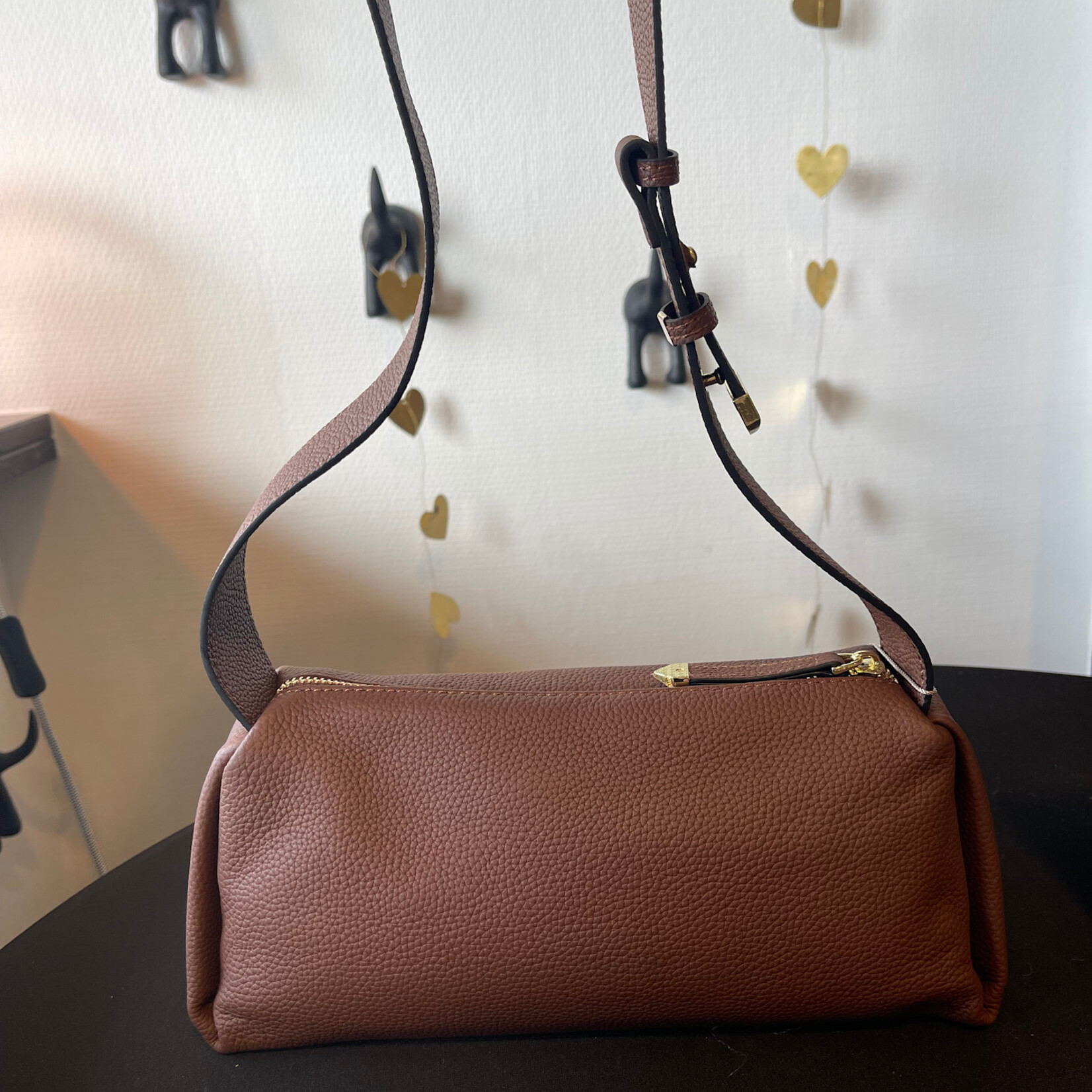 TiF Handtas leder bruin design