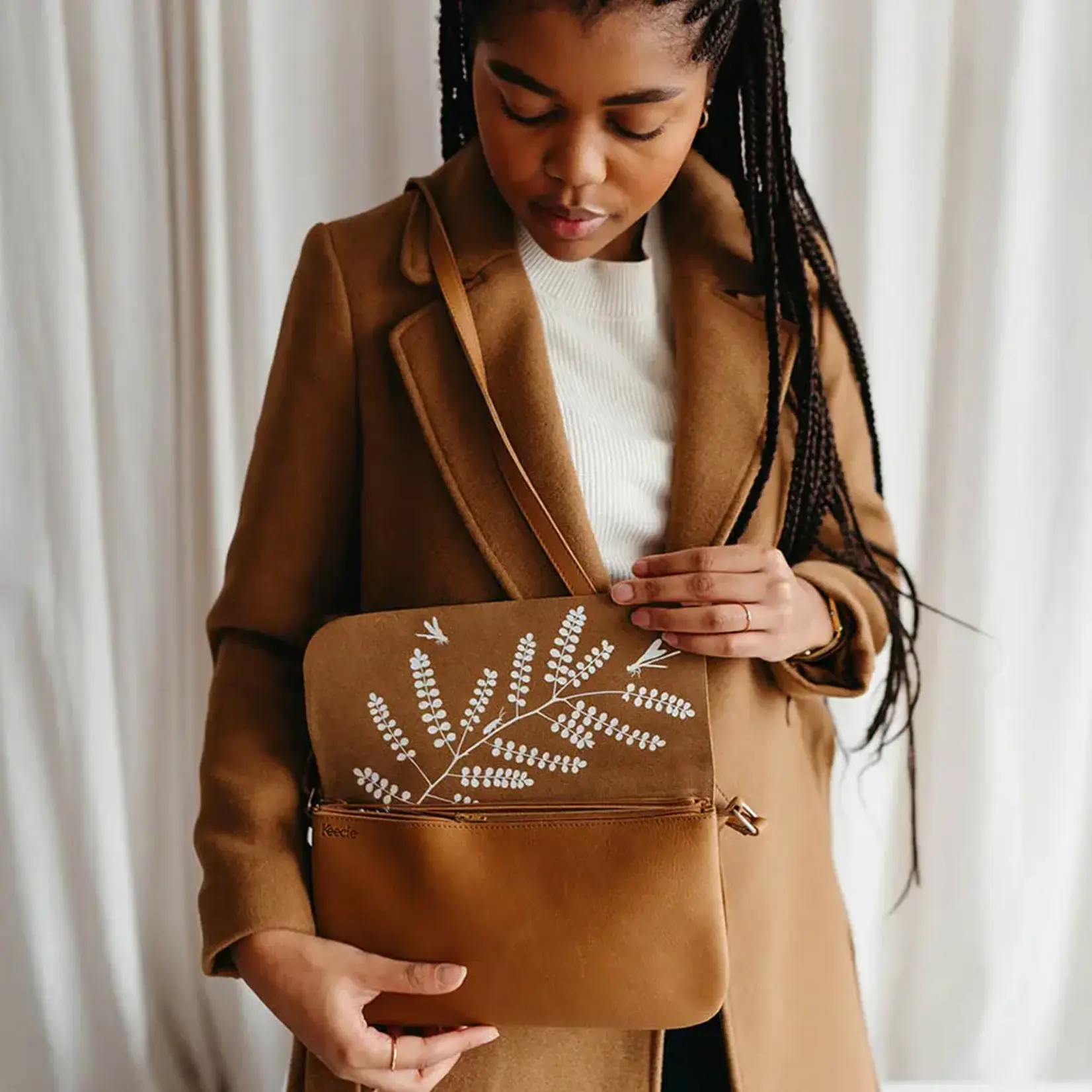 Keecie Keecie Double Up cognac