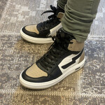 Jopper hoge basket zwart/taupe