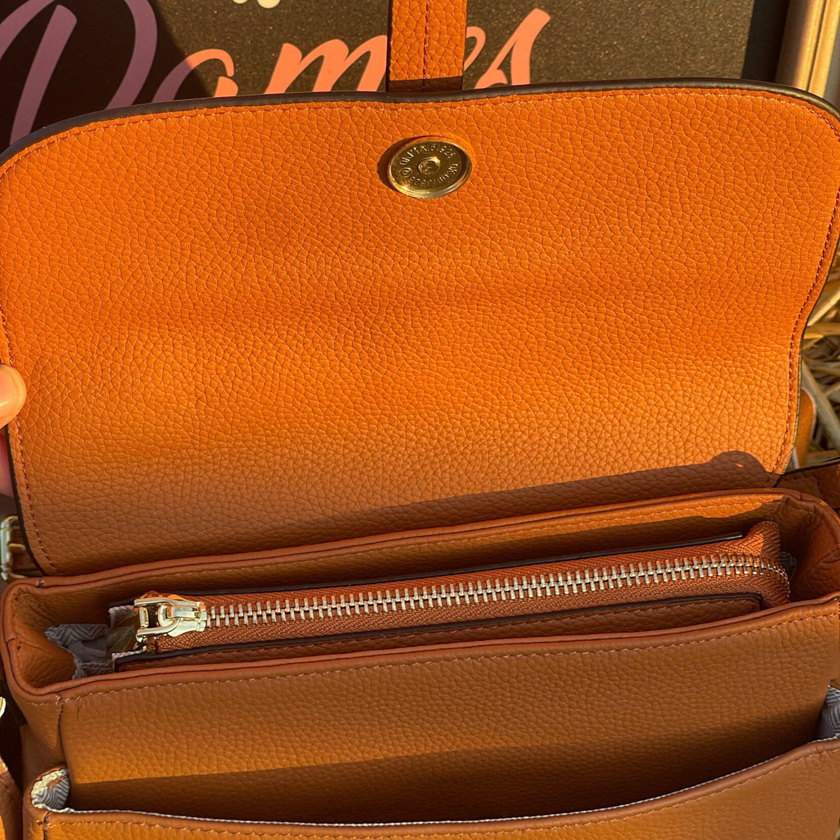 TiF Handtas leder bruin H