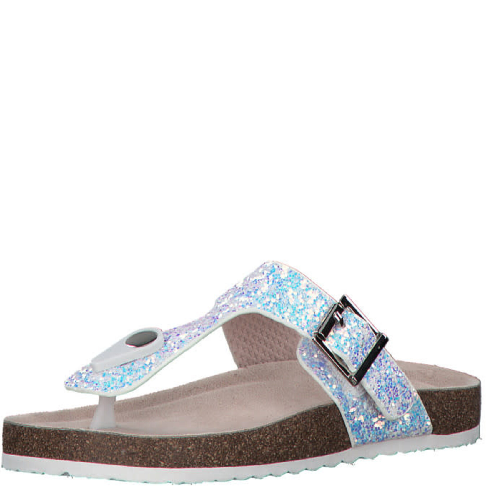 S.Oliver S. Oliver Teenslipper Wit glitter