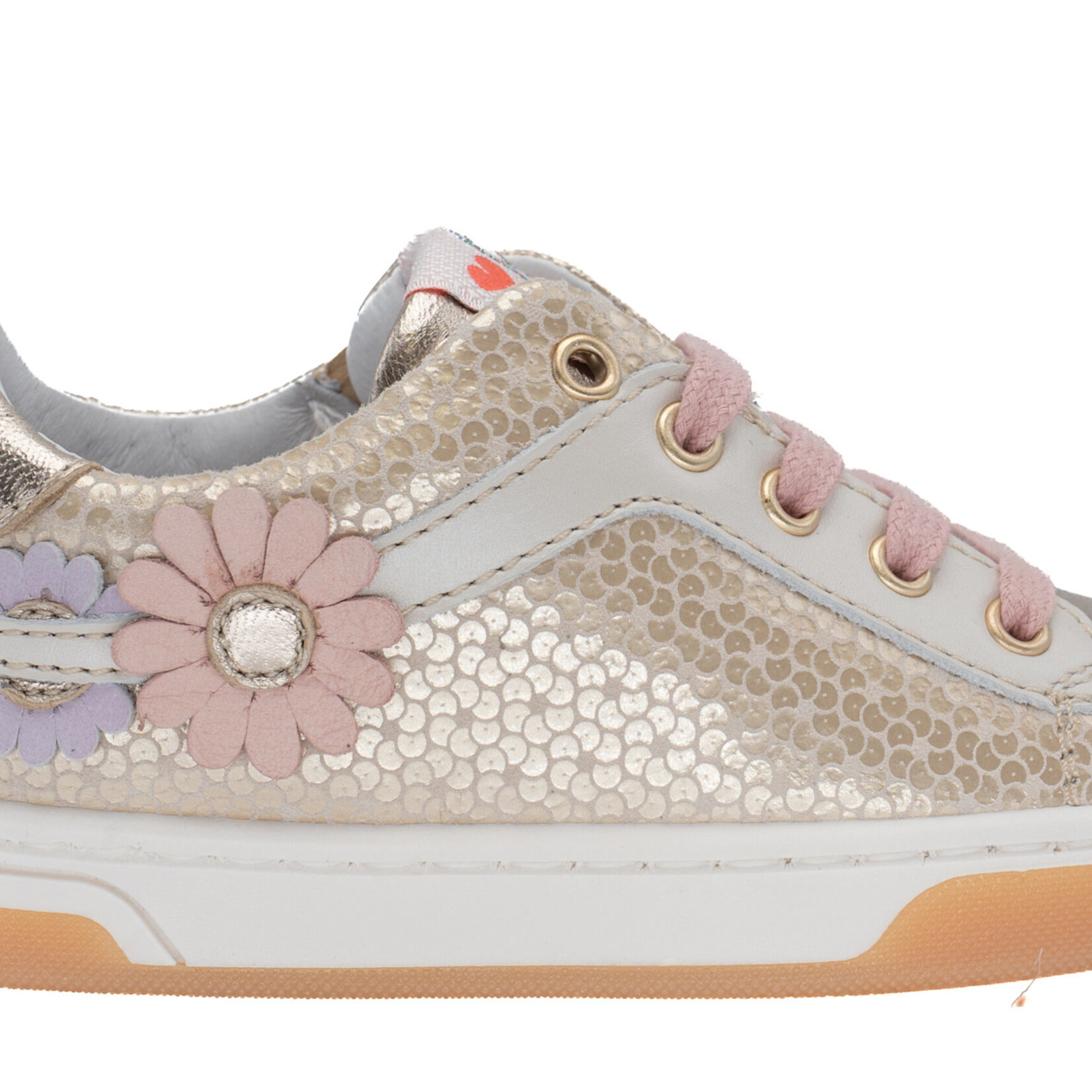 Fr.Romagnoli Sneaker goud bloem