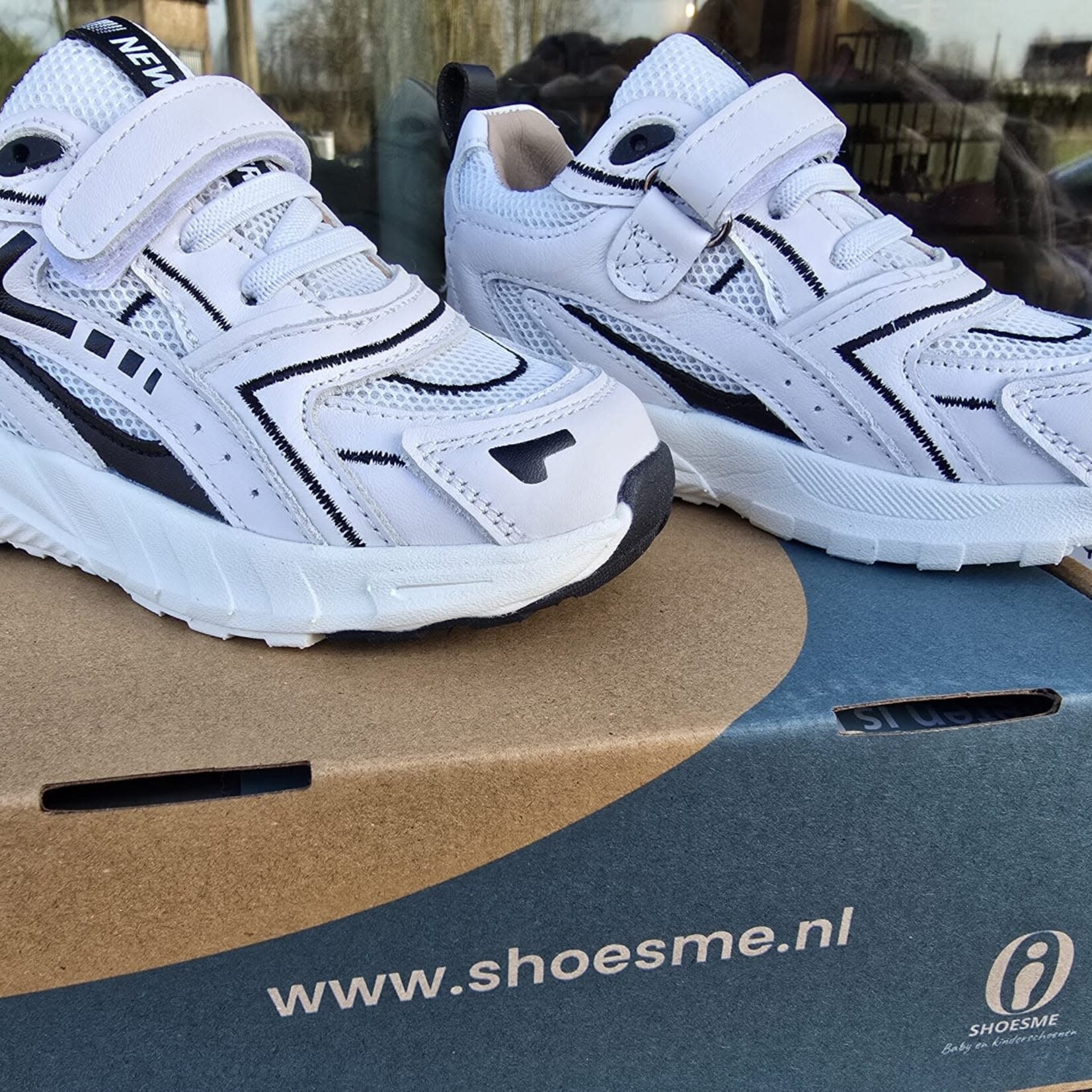 Shoesme Shoesme sneaker wit/zwart