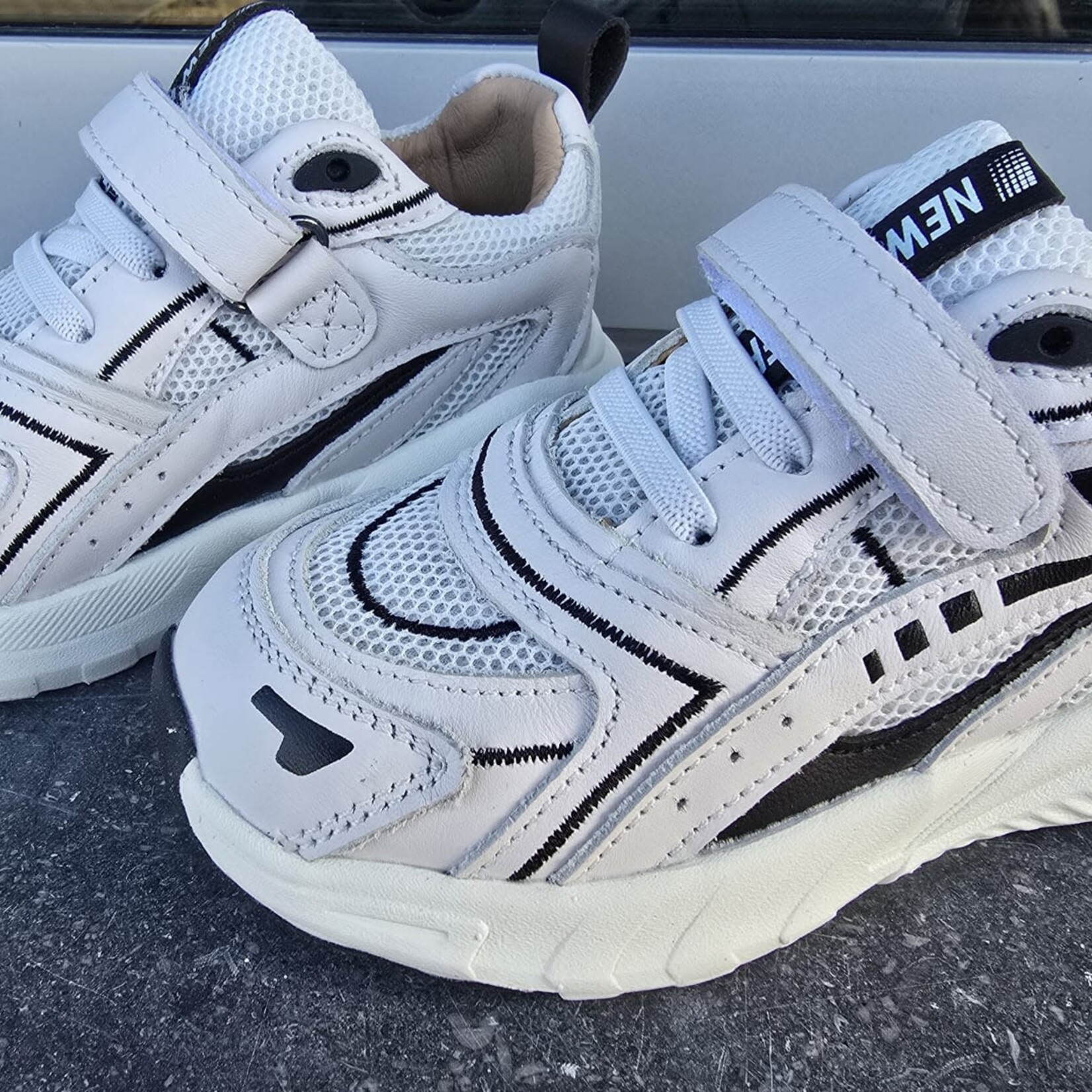 Shoesme Shoesme sneaker wit/zwart