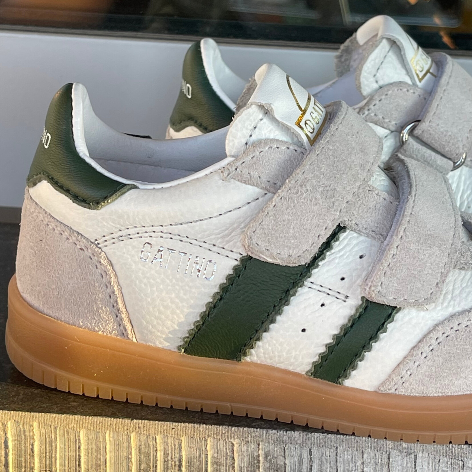 Gattino Gattino sneaker beige/groen