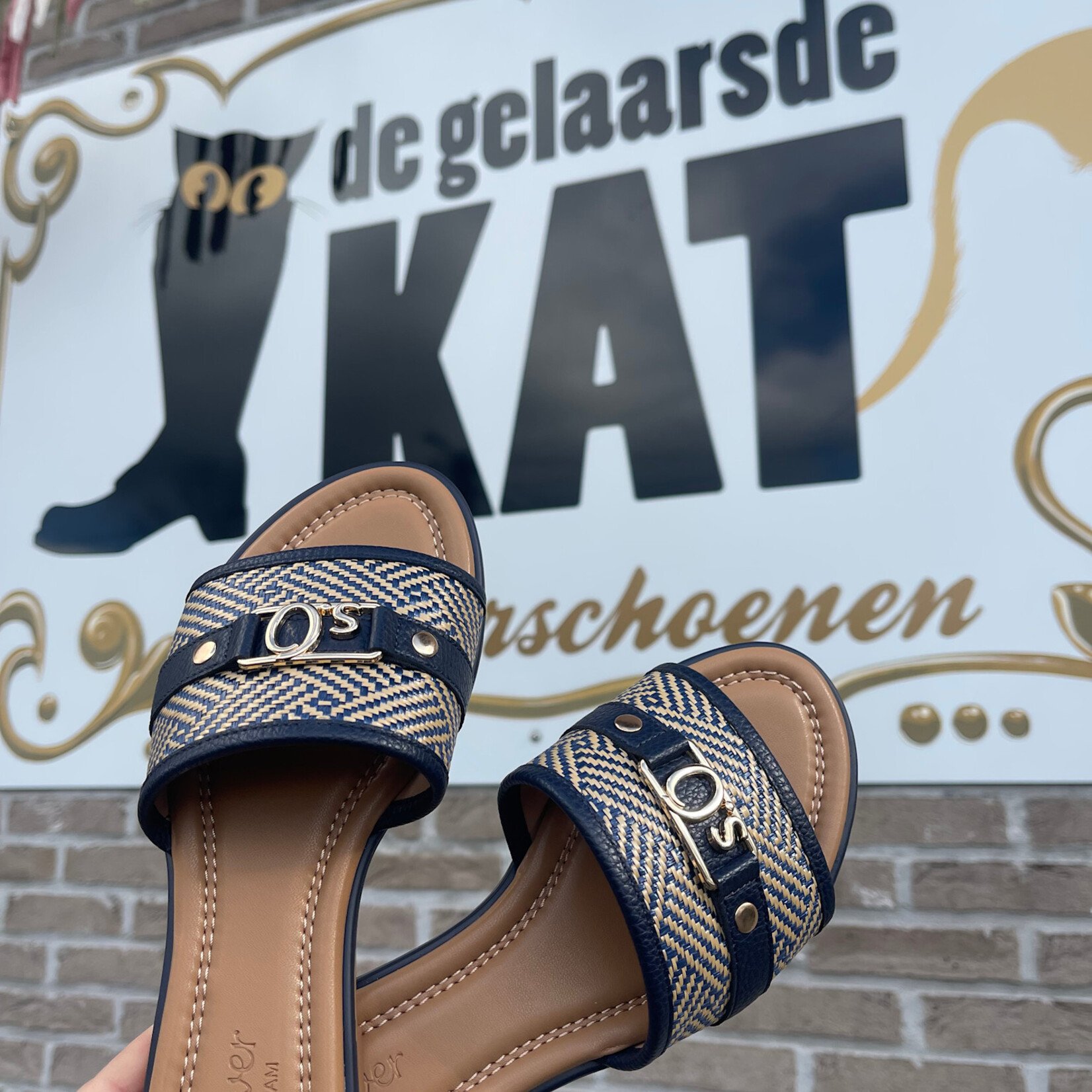 S.Oliver S.Oliver slipper blauw