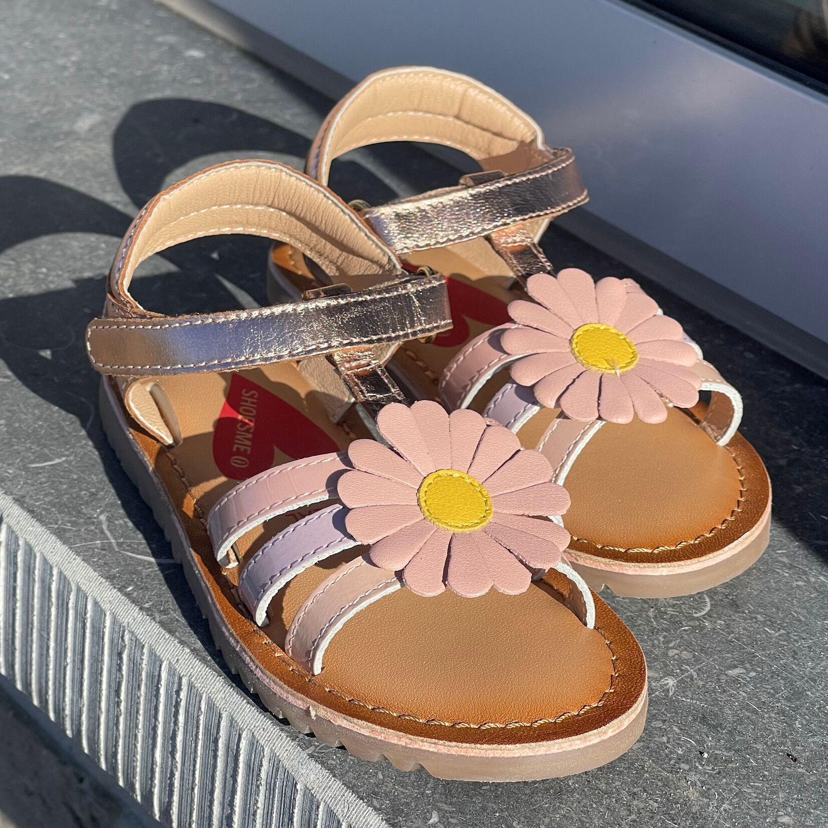 Shoesme Shoesme sandaal bloem roze