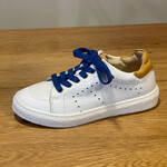 Wit + blauwe veters
