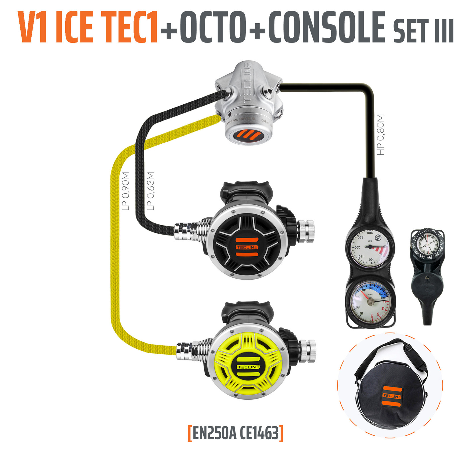 Tecline Regulator V1 ICE TEC1 set III with octo and 3 elements console - EN250A