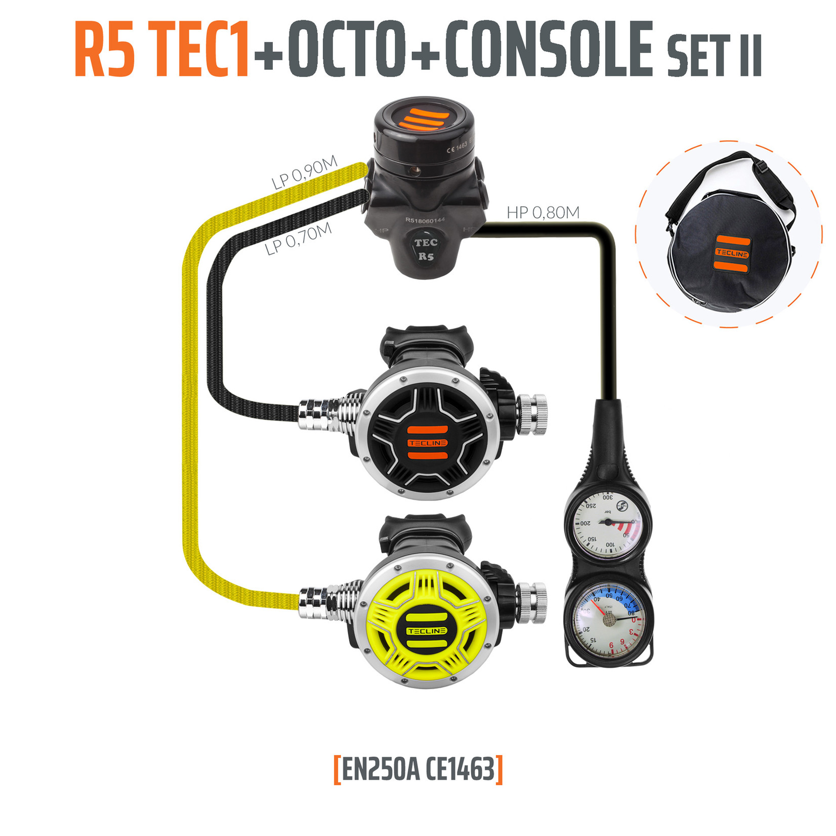 Tecline Regulator R5 TEC1 set II with octo and 2 elements console - EN250A