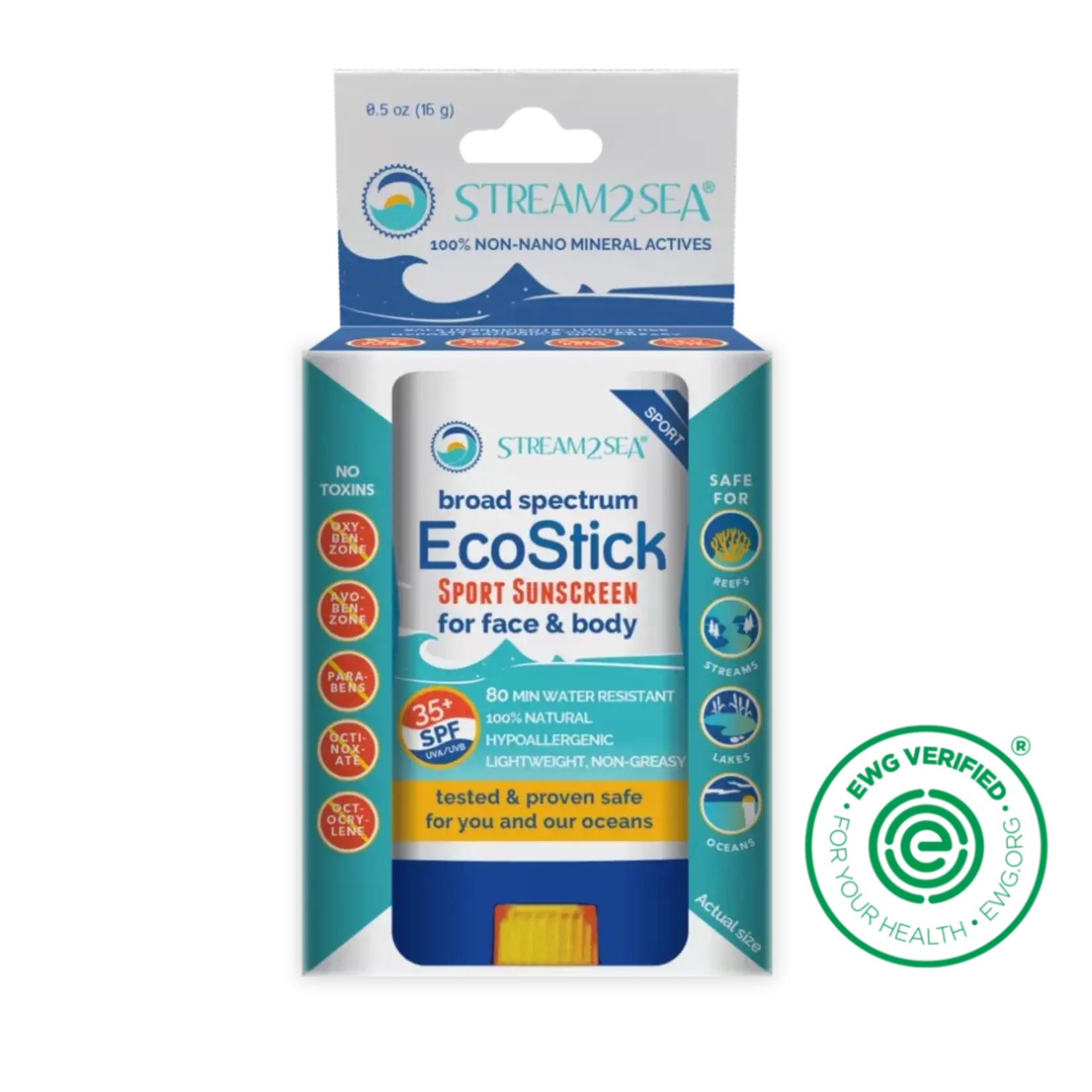 Stream2Sea EcoStick Sunscreen Sport