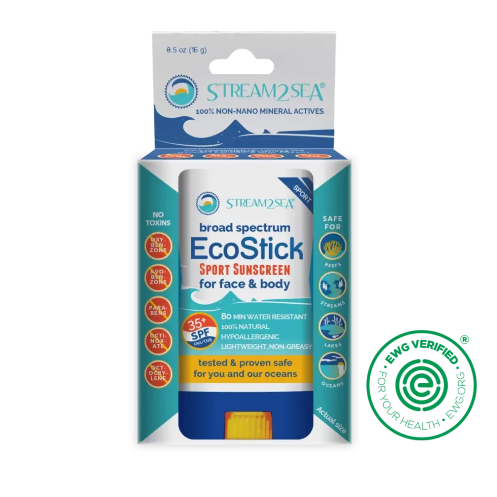 Stream2Sea EcoStick Sunscreen Sport EOL