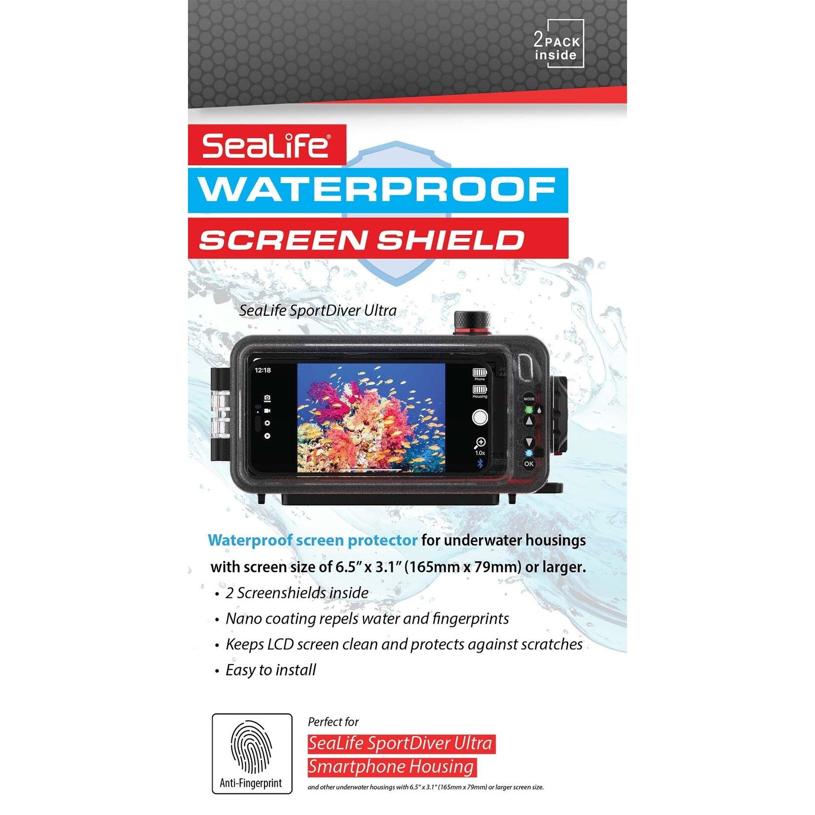 Sealife Screenshield voor de Sportdiver Ultra