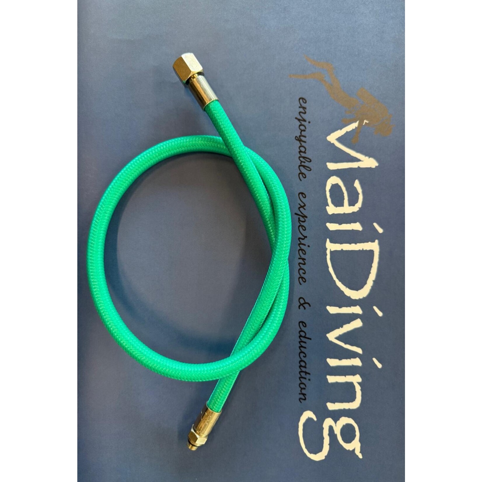 Low pressure (LP) hose - lagedruk slang ademautomaat miflex 80 cm groen