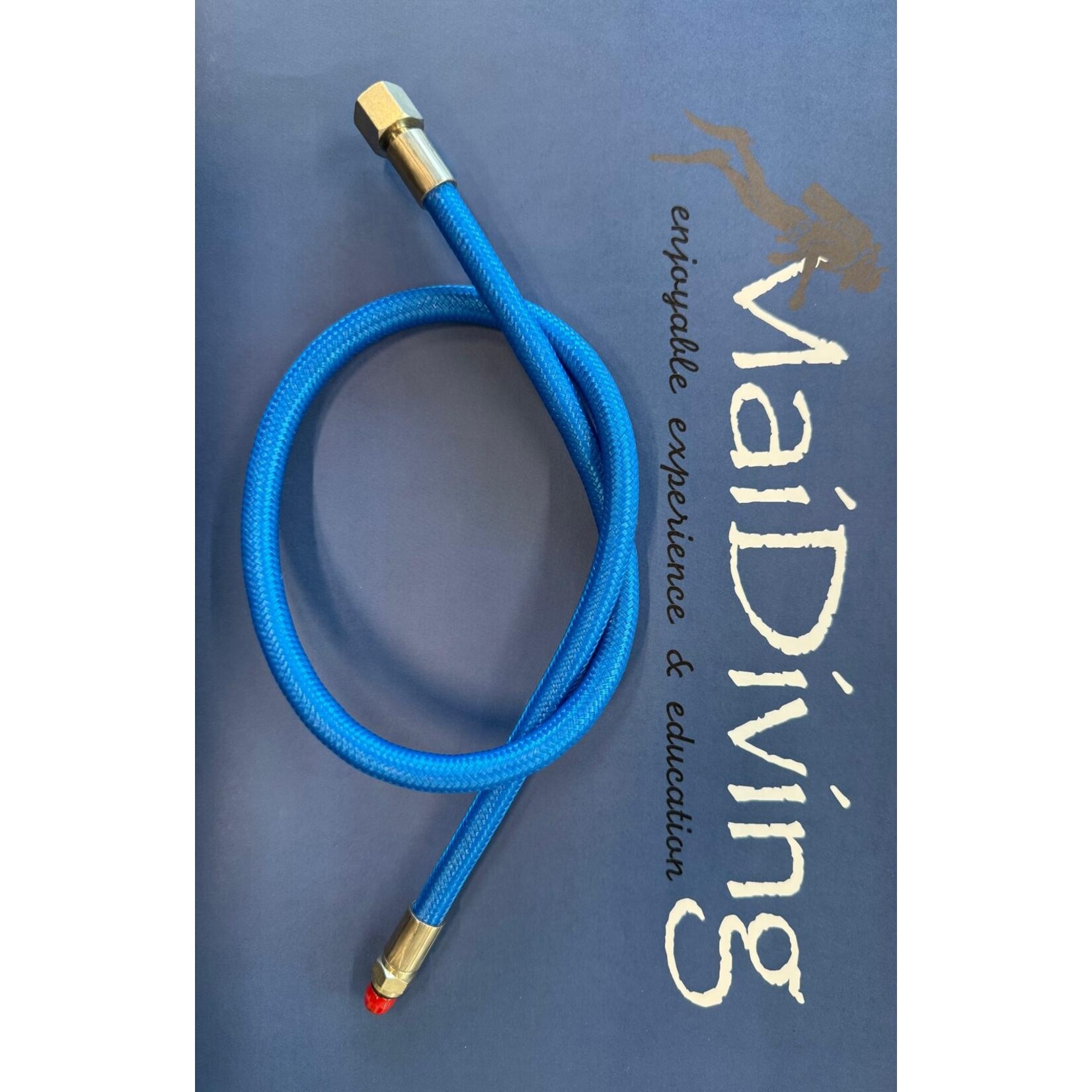 Low pressure (LP) hose - lagedruk slang ademautomaat miflex 80 cm blauw