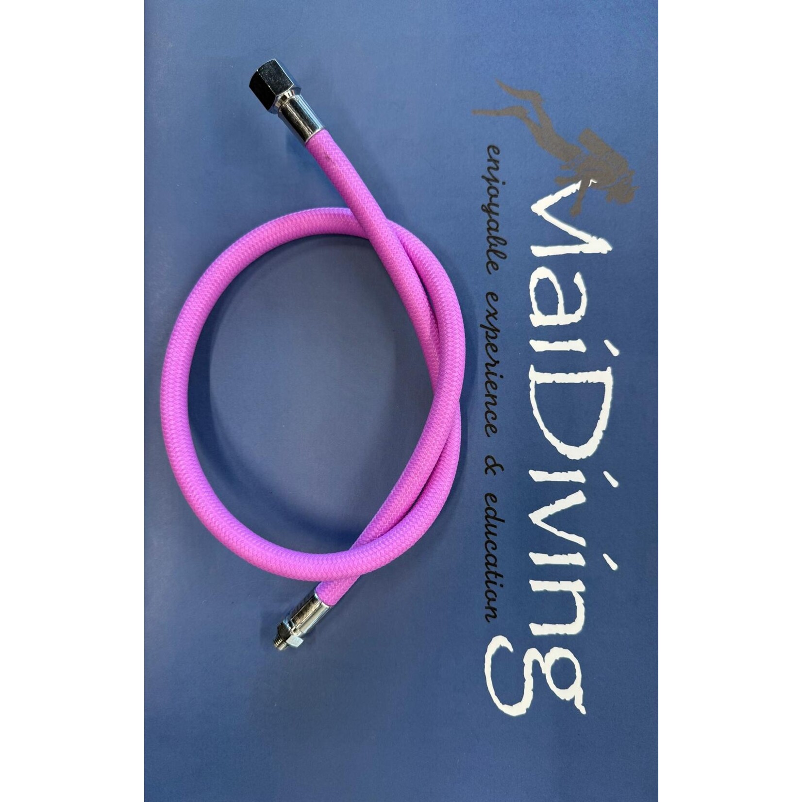 Low pressure (LP) hose - lagedruk slang ademautomaat miflex 80 cm paars