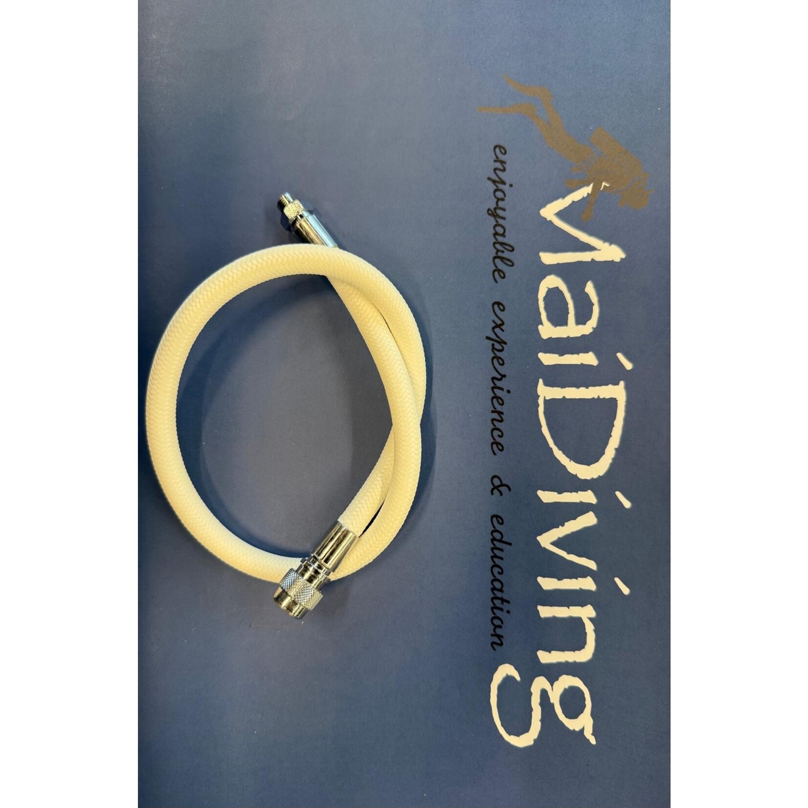 Low pressure inflator (LP) hose - lagedruk inflator slang miflex 61 cm wit