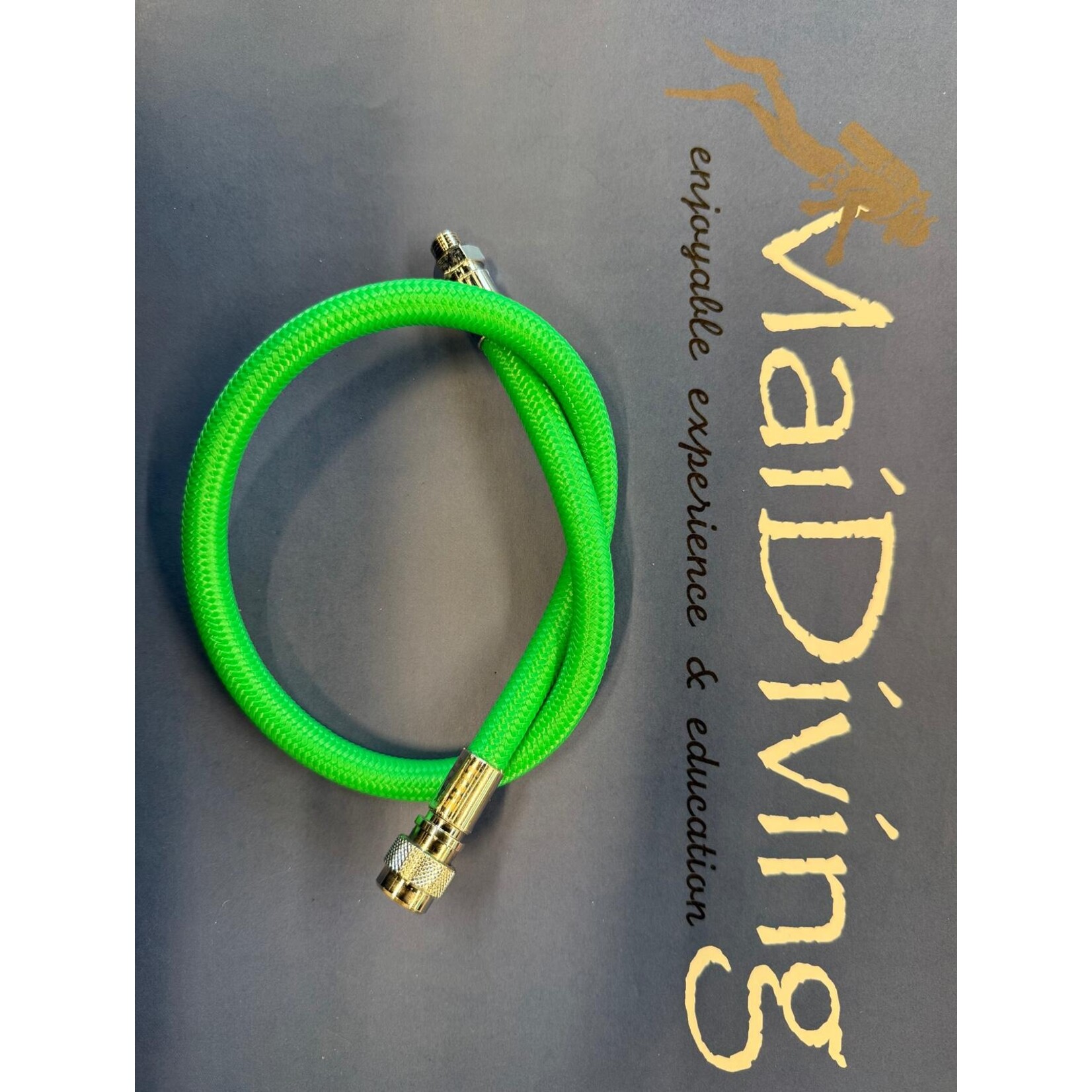 Low pressure inflator (LP) hose - lagedruk inflator slang miflex 61 cm groen