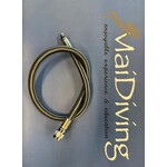Low pressure inflator (LP) hose - lagedruk inflator slang miflex 61 cm zwart