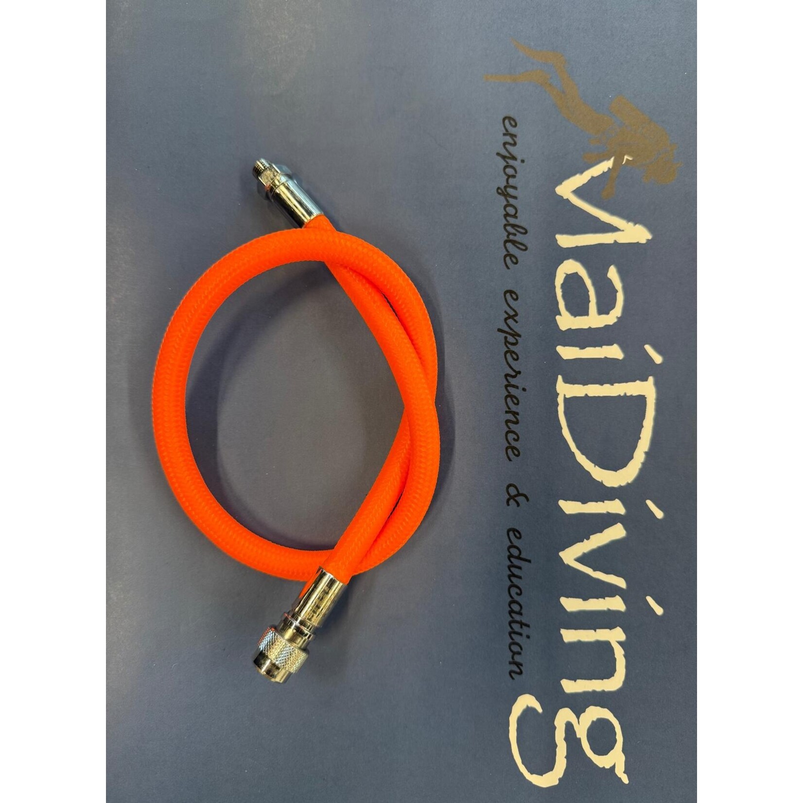 Low pressure inflator (LP) hose - lagedruk inflator slang miflex 61 cm oranje
