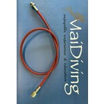 High pressure hose thin (HP) manometer miflex - Hoge druk slang dun 80 cm rood