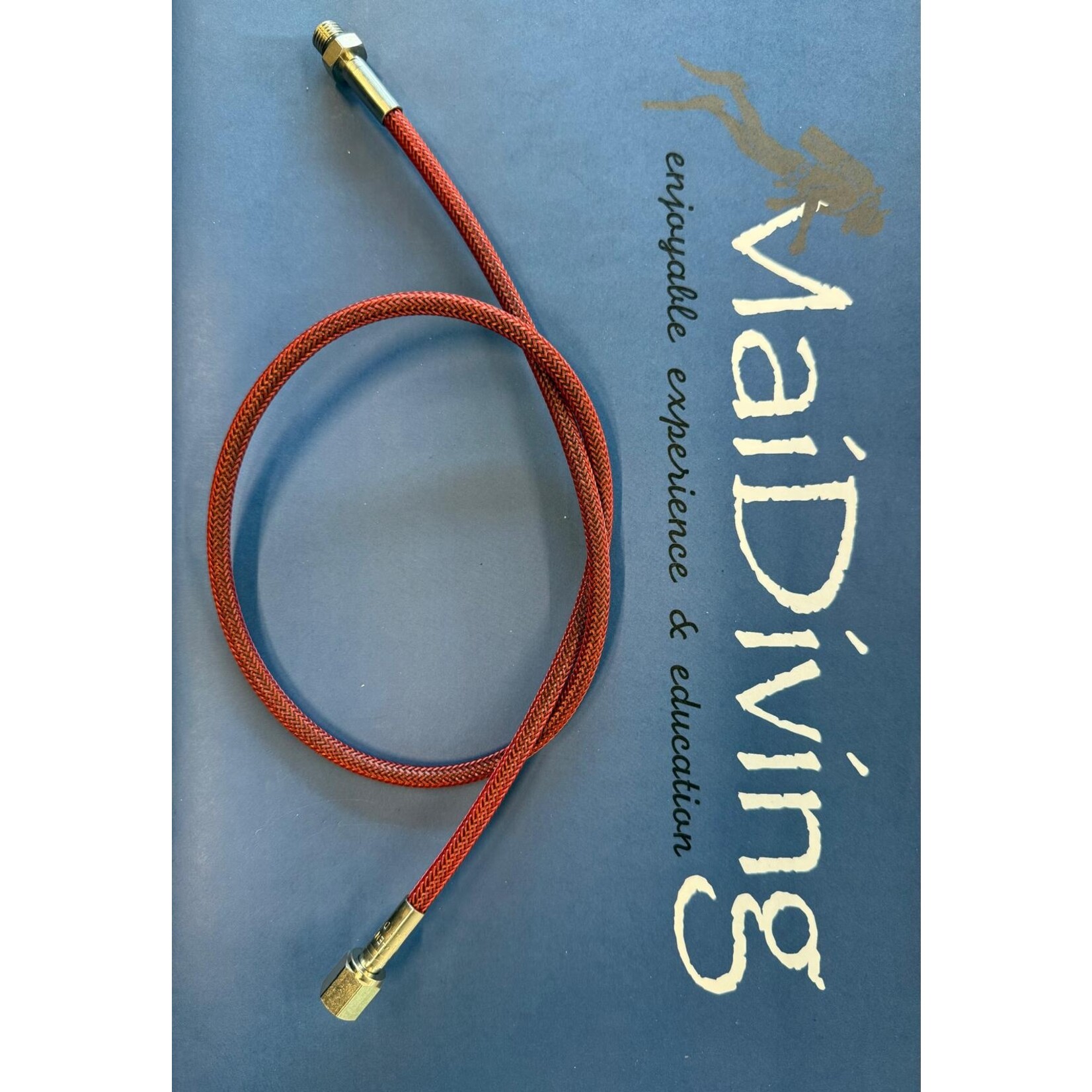 High pressure hose thin (HP) manometer miflex - Hoge druk slang dun 80 cm rood