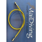 High pressure hose thin (HP) manometer miflex - Hoge druk slang dun 80 cm geel