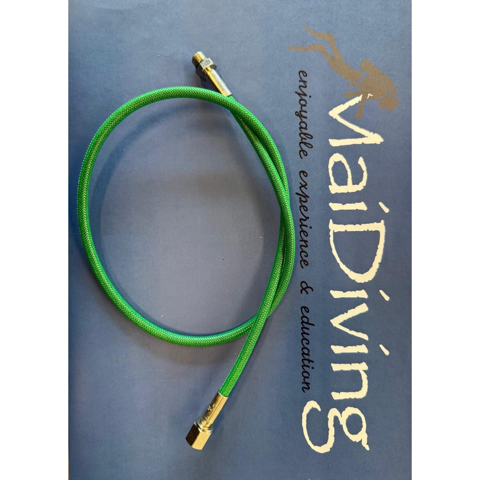 High pressure hose thin (HP) manometer miflex - Hoge druk slang dun 80 cm groen