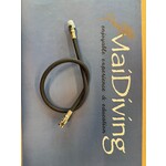 High pressure hose thin (HP) manometer miflex - Hoge druk slang dun 60 cm zwart