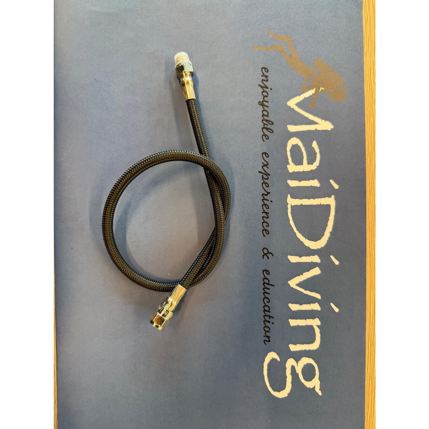 High pressure hose thin (HP) manometer miflex - Hoge druk slang dun 60 cm zwart
