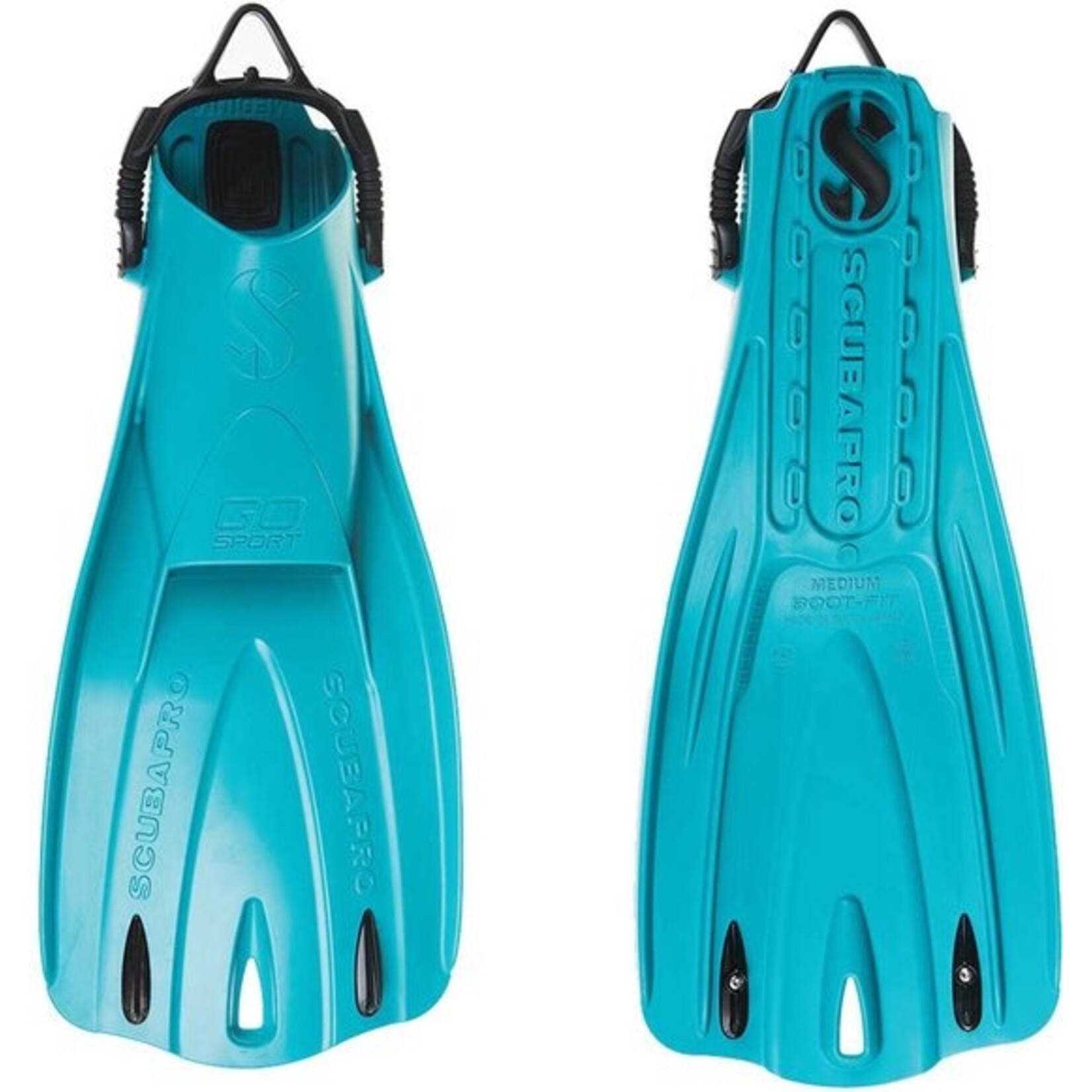 Scubapro Go Sport Fin, Boot-Fit, Turquoise