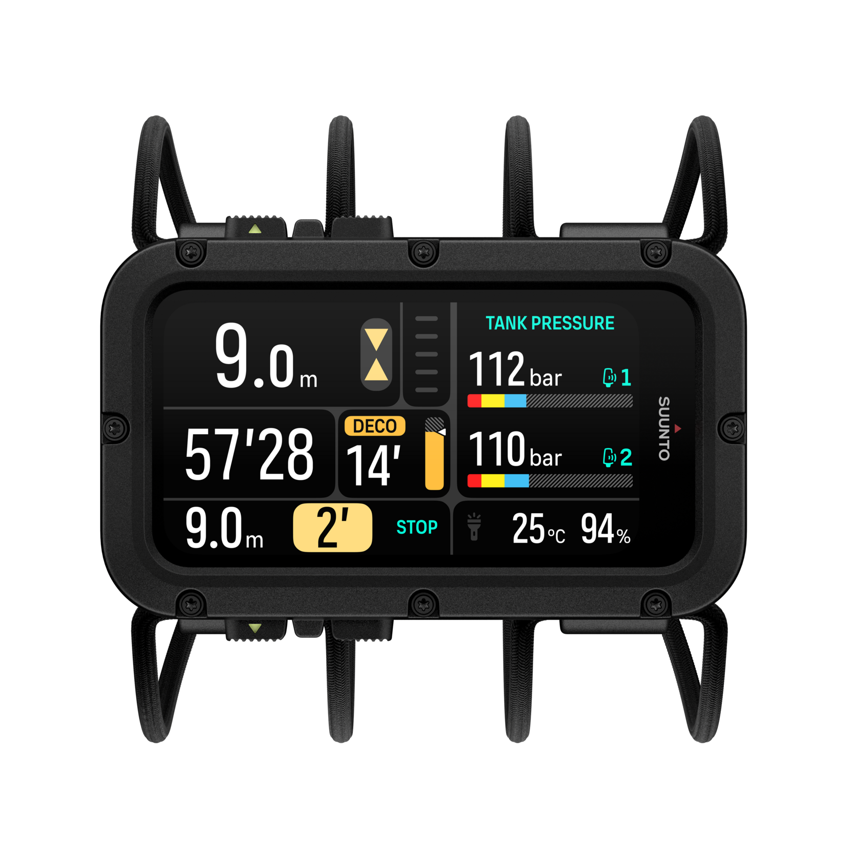Suunto Nautic met Bungee cord