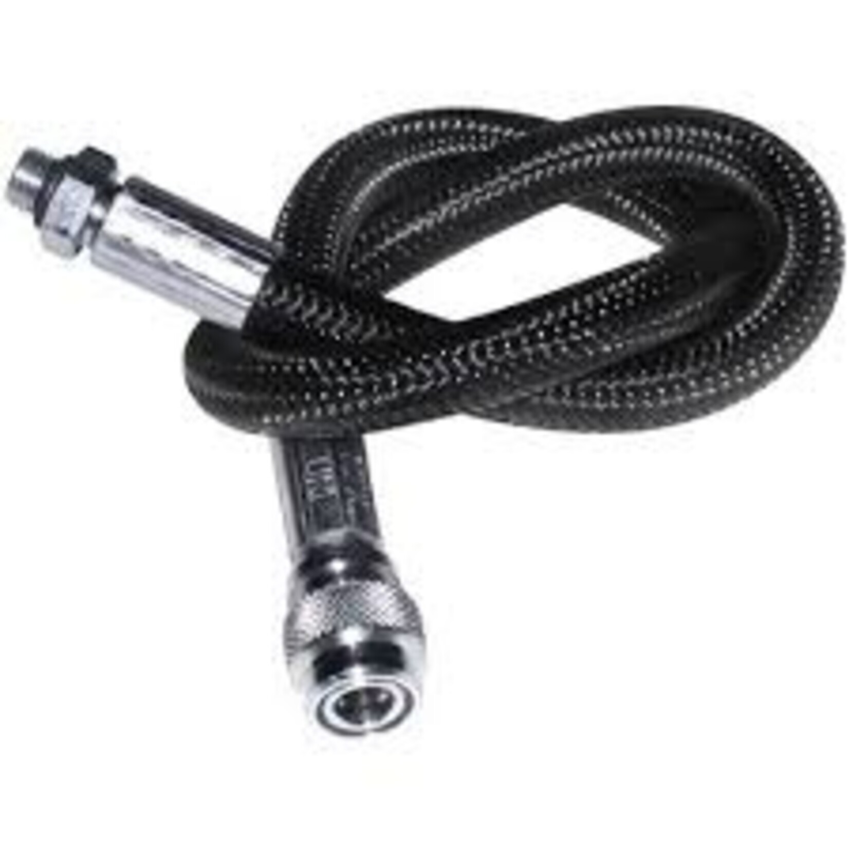Low pressure inflator (LP) hose - lagedruk inflator slang miflex 80 cm zwart