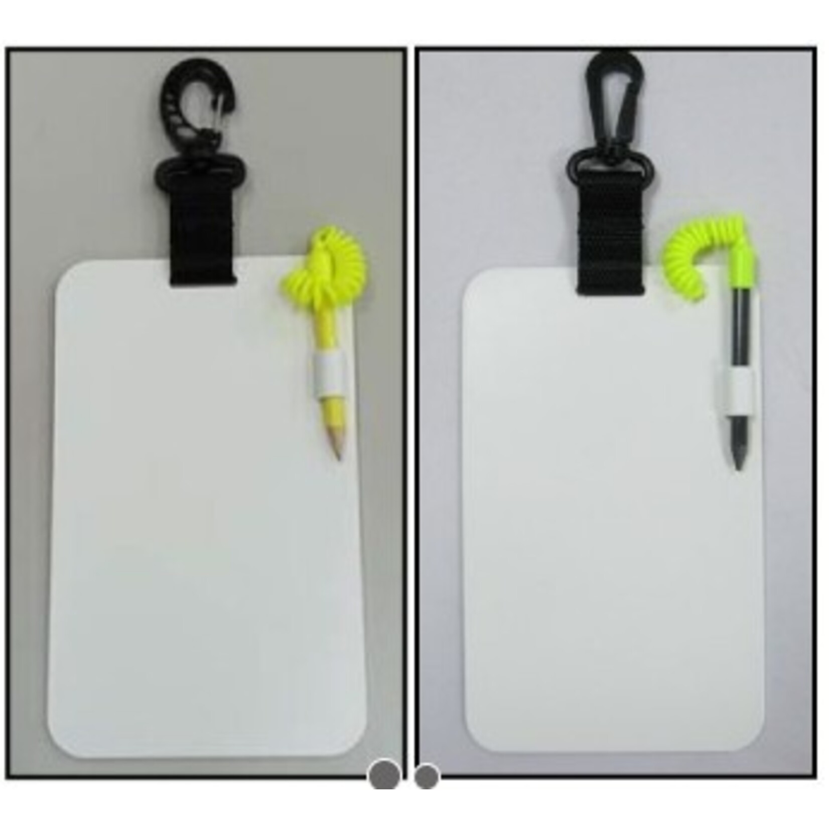 Writing slate with plastic clip 120 x 196mm