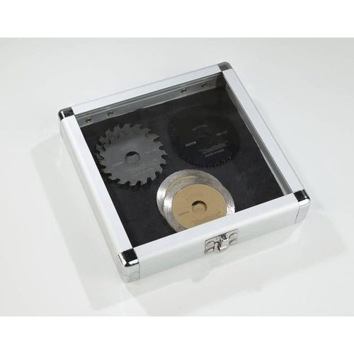 Westfalia Zaagbladset, 6-delig in aluminium box - Ø50 mm - 10mm binnendiameter