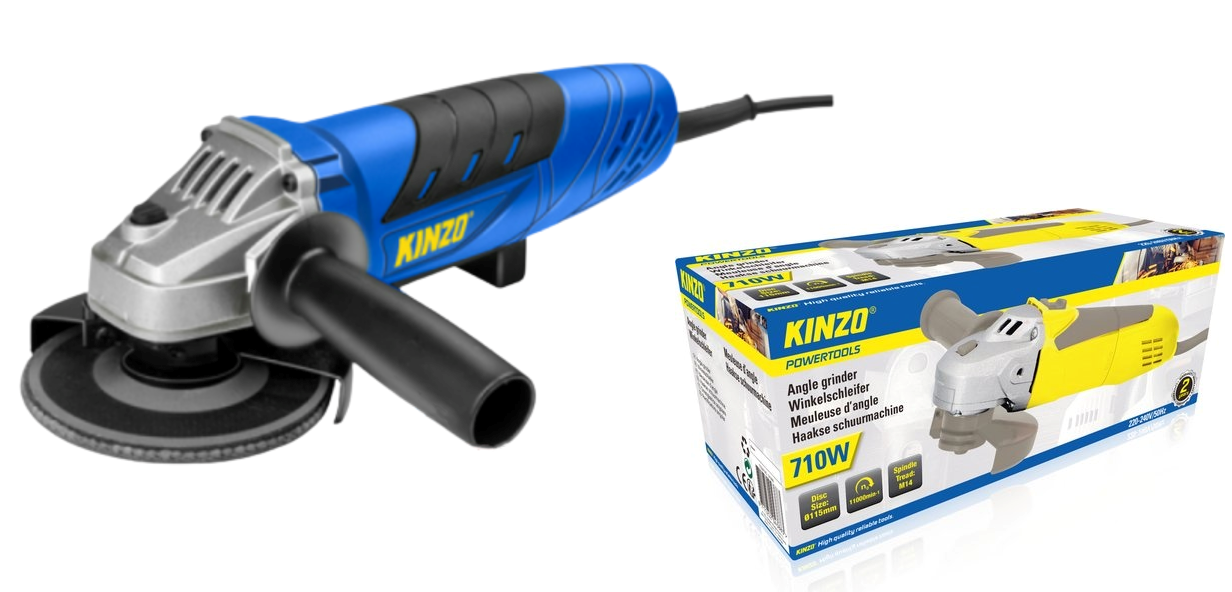 Koop Kinzo Haakse -710 Watt schijfdiameter 115 cm Online bij Toolsmart.nl - Toolsmart.nl