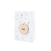 Zusss Wenskaart met houten tag liefs wit