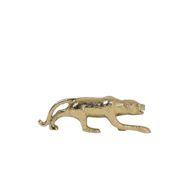 Light & Living Ornament 21x3,5x6,5 cm LEOPARD goud