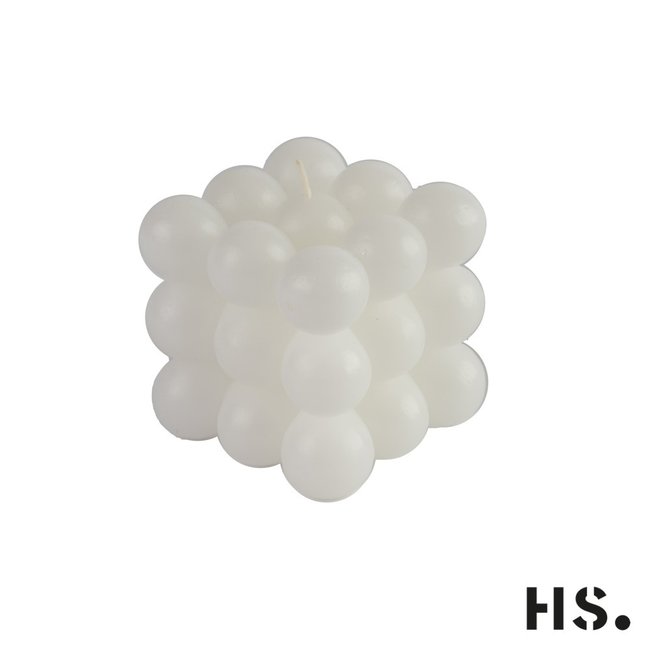 Home Society Candle Bubble WH S