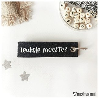 Sleutelhanger || Leukste meester ||