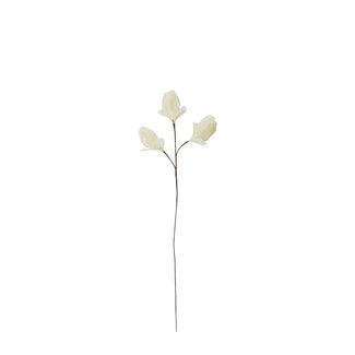 Light & Living Ornament 3 bloemen 70 cm TULIP Cream