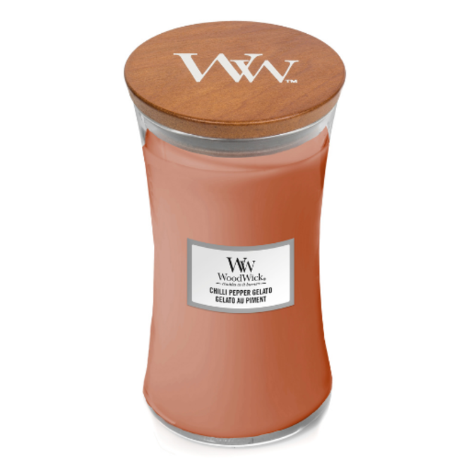 Woodwick Chilli Pepper Gelato Large Candle WoodWick© 130h.