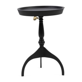 Riviera Maison Crosby Adjustable End Table, black