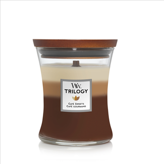 Woodwick Trilogy Café Sweets Medium Candle WoodWick® 60h.