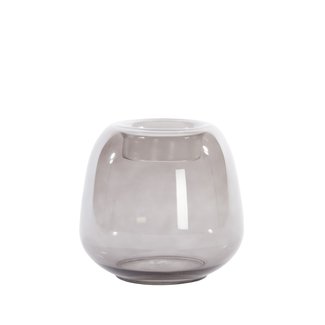 Light & Living Tealight Ø20x18 cm NURIA smoked glass