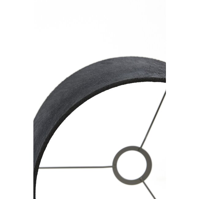 Light & Living Kap cilinder 20-20-15 cm LUBIS zwart