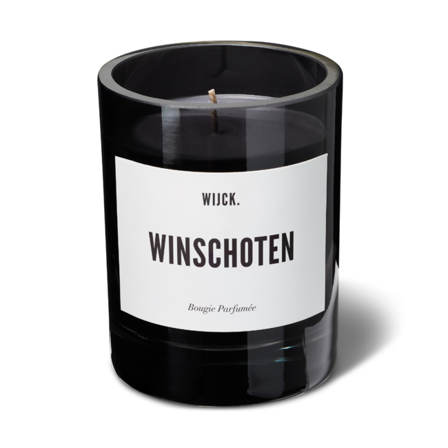 WIJCK. Geurkaars Winschoten, black edition 265 gr