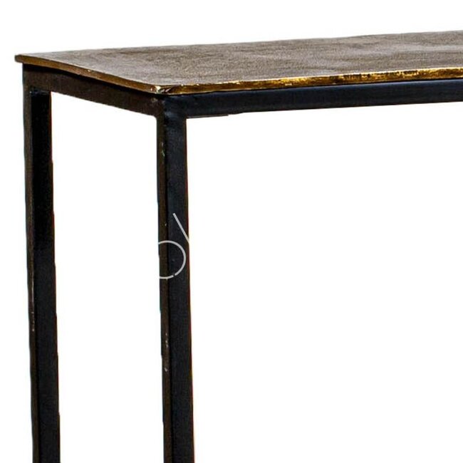 Colmore Console tafel ALU RAW / BRONS 200x30x80
